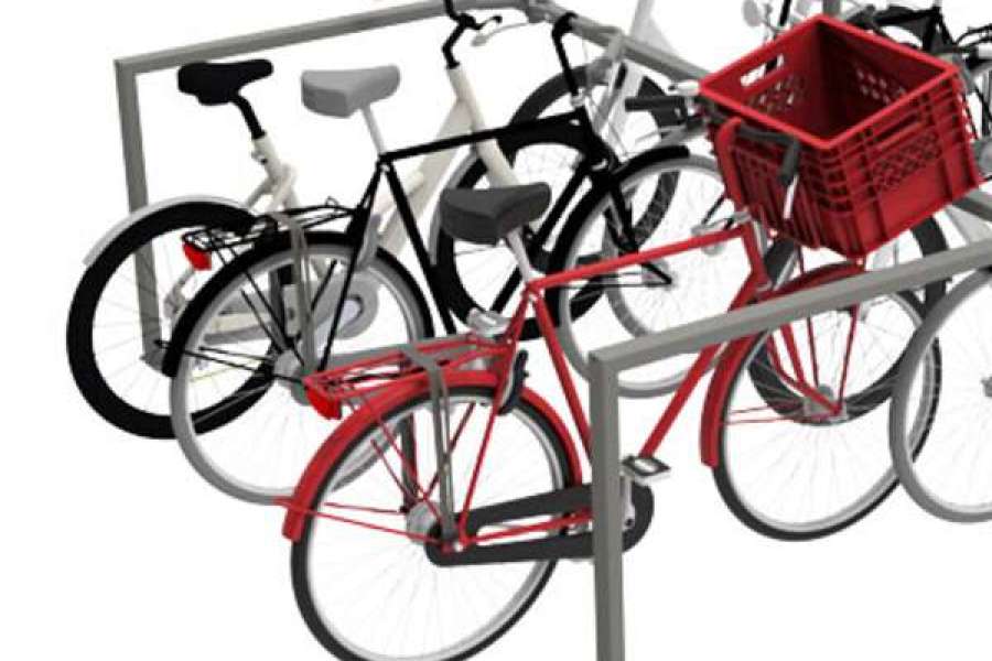 FalcoGrid fietsafscheiding dubbelzijdig