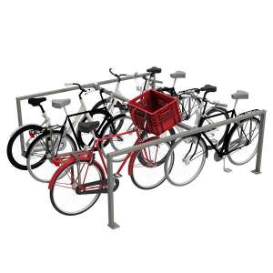 Fietsparkeren | Bijzondere fietsen | FalcoGrid fietsafscheiding dubbelzijdig | image #1