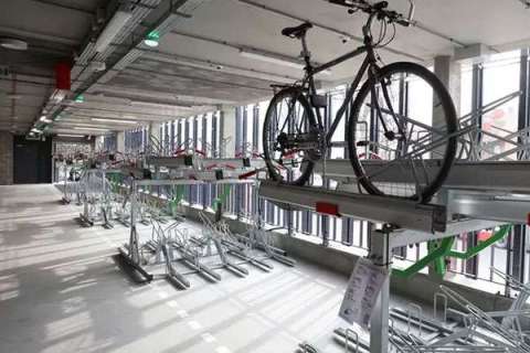 fietsparkeren etagerek fietsdetectie