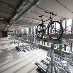 fietsparkeren etagerek fietsdetectie