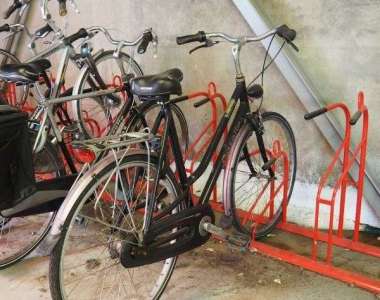 fietsparkeren fietsenrek fietsenstalling kleur 