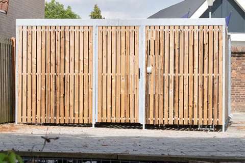 116270 fietsoverkapping met sloophout