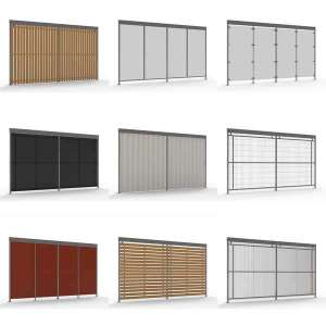 Overkappingen | Opties wandbekleding Overkappingen | Opties wandbekleding