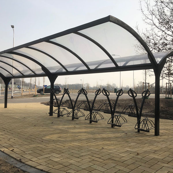 Week 11: Fietsoverkapping bij carpoolplaats De Poortwachter