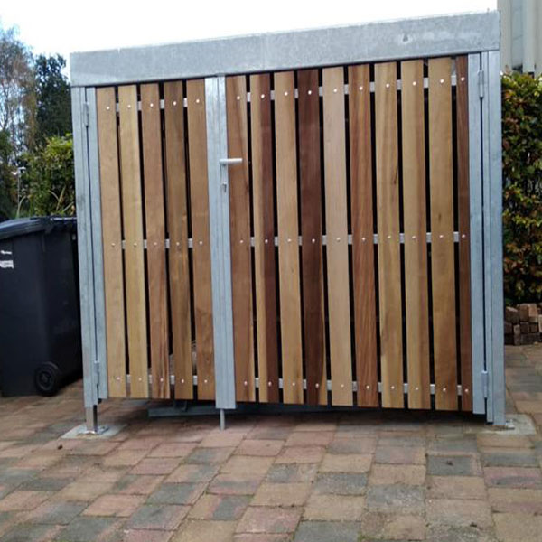 Week 43: FalcoCrea fietsenberging voor 4 fietsen