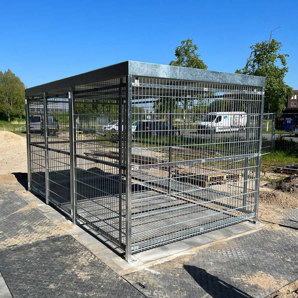 Week 18: overkappingen met wanden van traliewerk