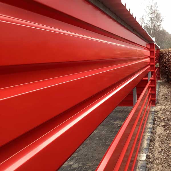 Week 3: Strak gepoedercoate fietsoverkapping in Apeldoorn