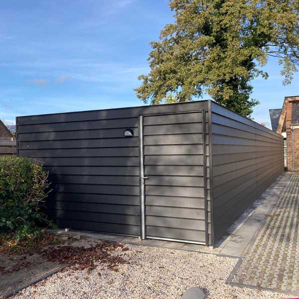 Week 45: Fietsoverkapping met Delft Rabat bij appartementencomplex