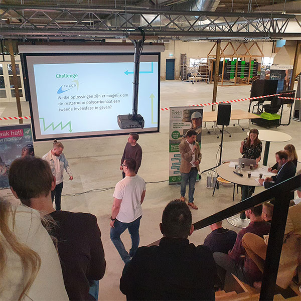 Falco wint kennisvoucher van €5.000 in de Challenge Week Circulaire Fabrieken