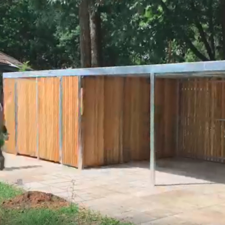 Week 29: Overkapping op schoolterrein