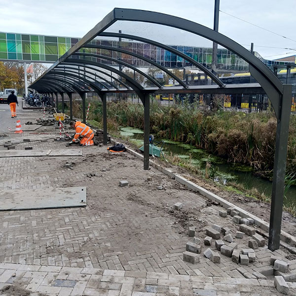 Week 46: Uitbreiding overkapping Prinses Maxima Centrum