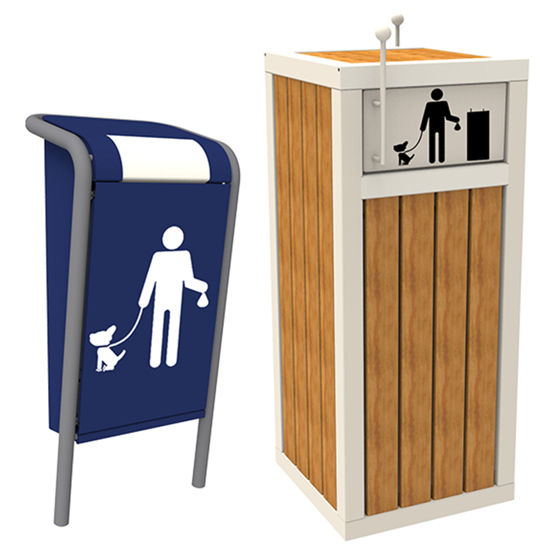 Falco hondenpoep afvalbak voor in de openbare ruimte