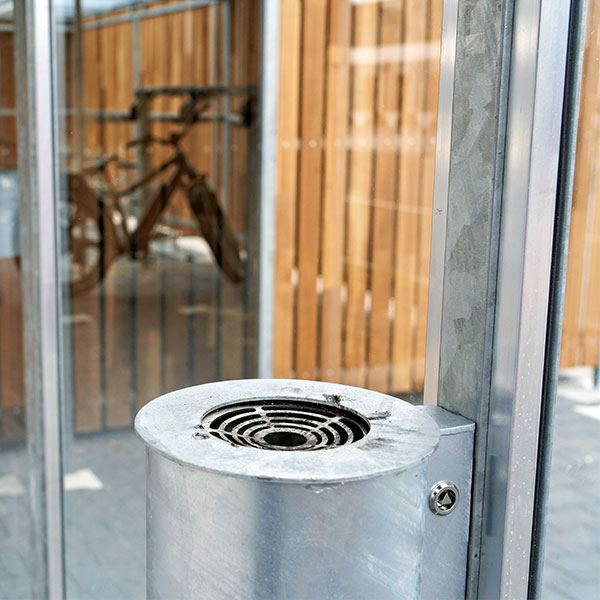 131974 fietsparkeren fietsenrekken fietsoverkappingg rokersruimte pauzeruimte