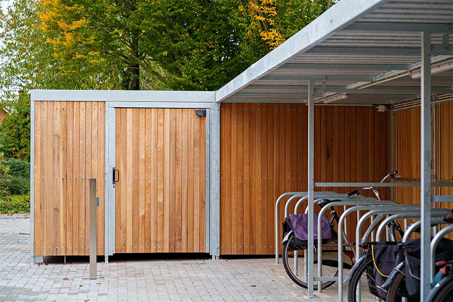 135507 fietsparkeren fietsoverkapping fietsaanleunbeugels scootmobielstalling