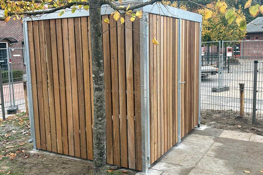 Duurzame bergingen met natuurlijke uitstraling bij IKC