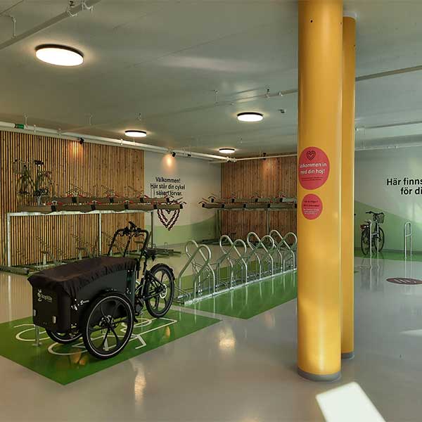 Fietsparkeren fietsenrek dubbellaags etagerekken