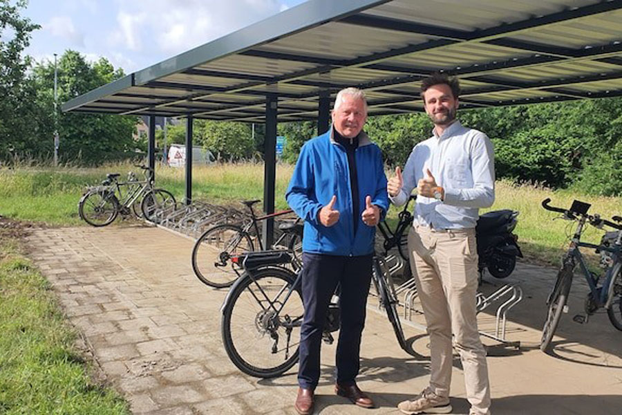 fietsparkeren fietsoverkapping