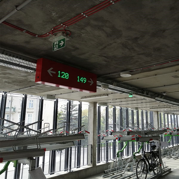 fietsparkeren etagerek fietsdetectie