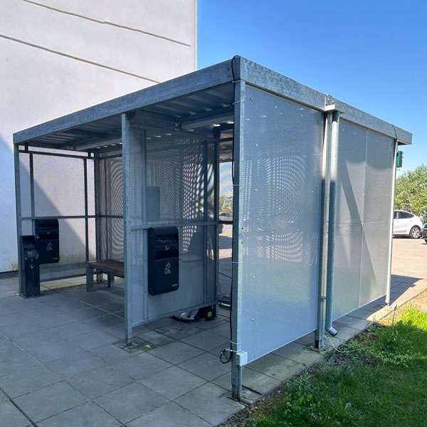 fietsparkeren pauzeruimte rookruimte berging