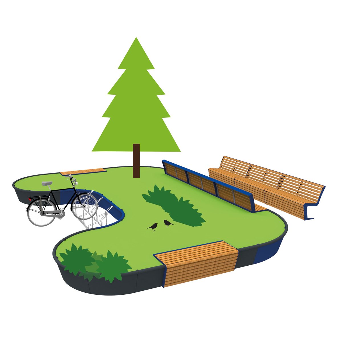 blog straatmeubilair stichting steenbreek boombank meer groen