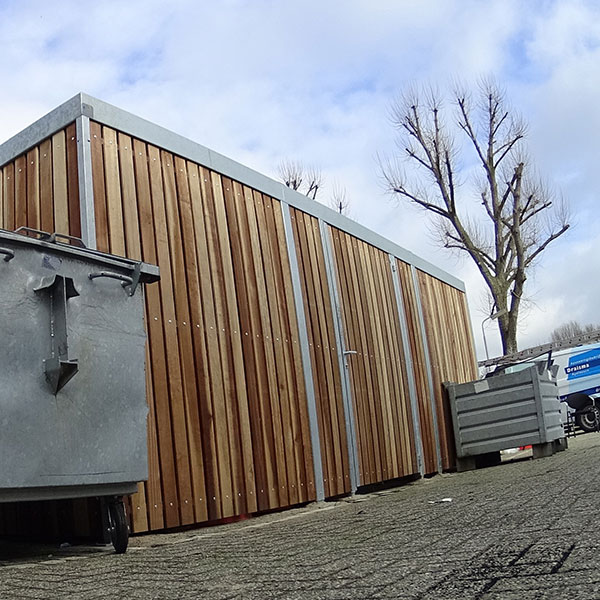 klant overkapping carport berging