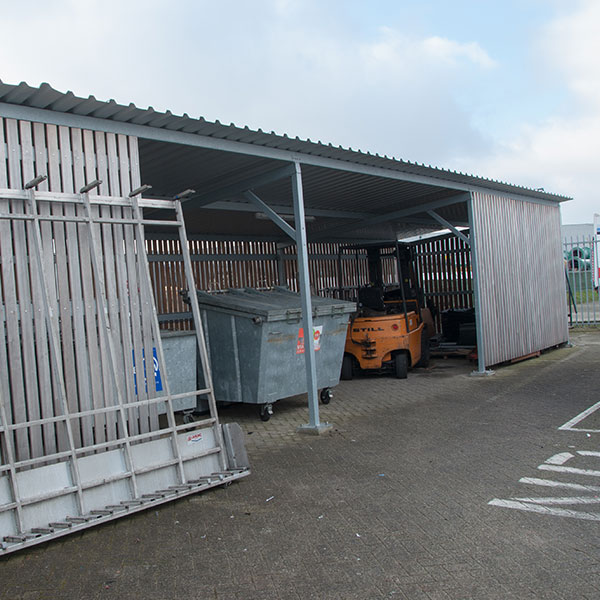 klant overkapping carport berging