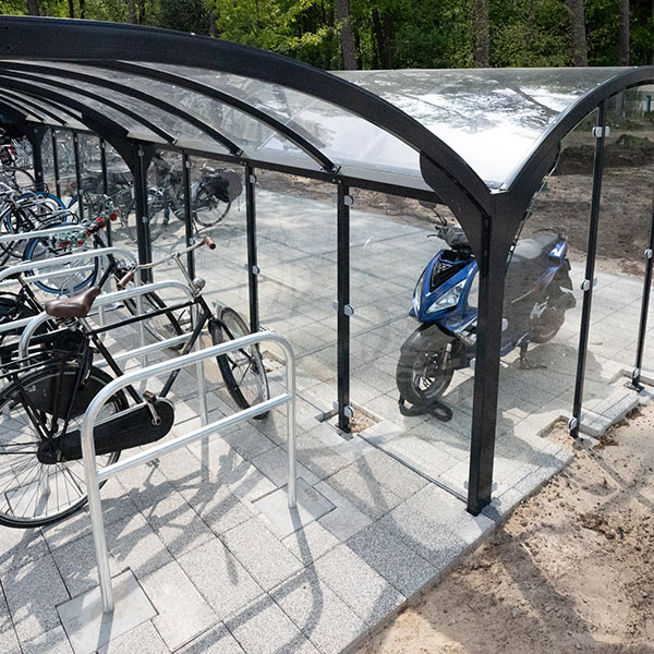 fietsparkeren fietsenrek fietsoverkapping fietsaanleunbeugels