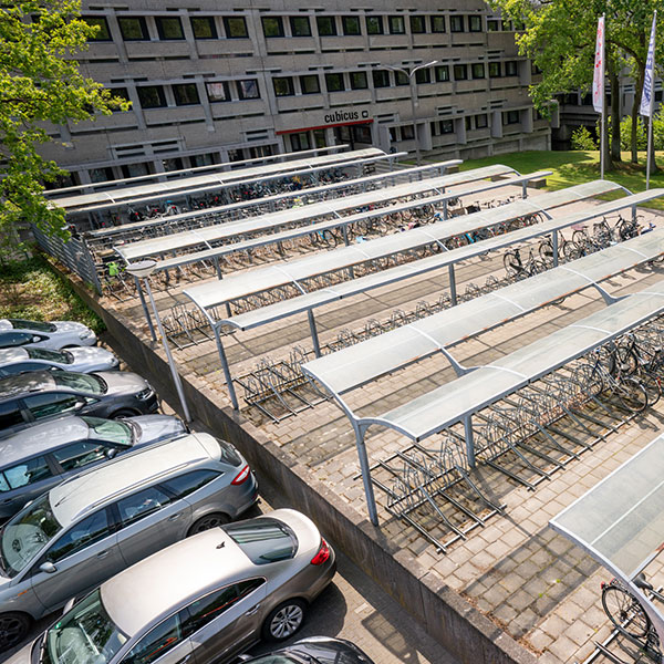 fietsparkeren fietsenrek fietsoverkapping