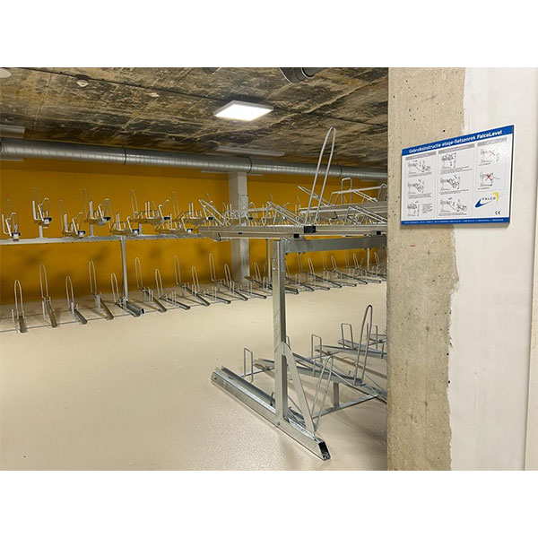 102466 fietsparkeren ondergronds fietsenrek etagerek dubbellaags