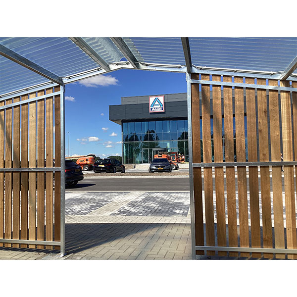 113031 fietsoverkappingen overkapping fietsparkeren peukenpaal afvalbak straatmeubilair