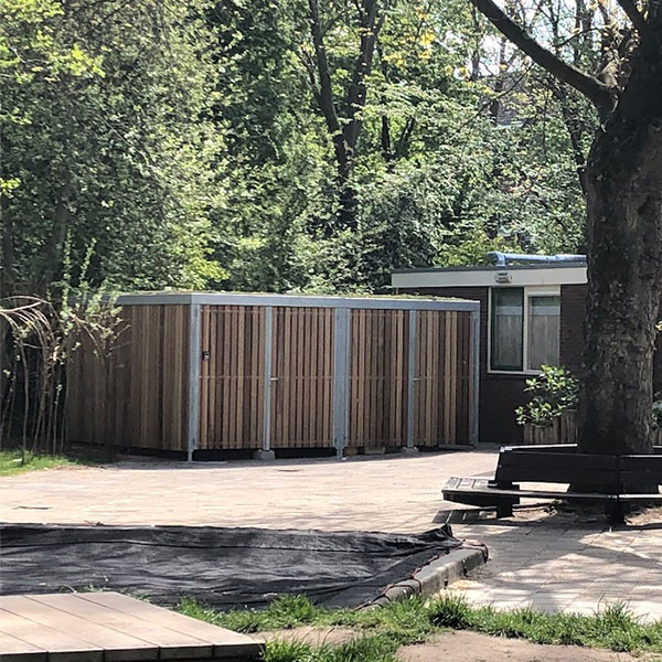 113299 overkapping groendak berging buitenberging