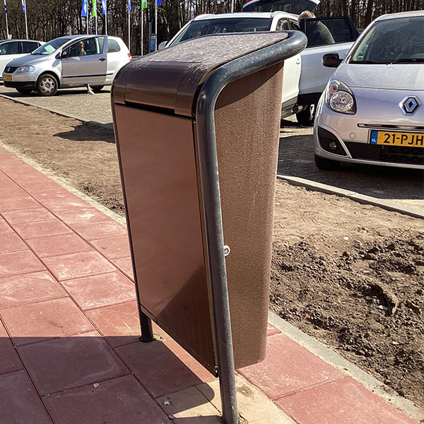 118914 straatmeubilair afvalbak verkeersvoorzieningen afzetpaal