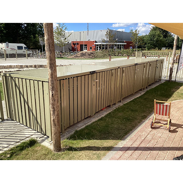 120203 fietsoverkapping fietsparkeren fietsaanleunbeugels berging 