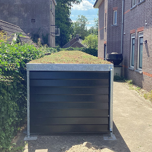 121082 overkapping berging buitenberging mini berging fietsenberging