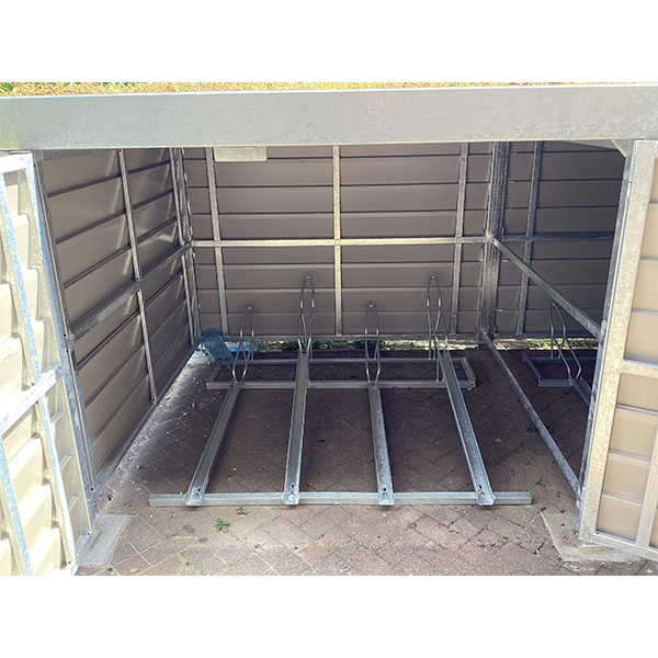 121082 overkapping berging buitenberging mini berging fietsenberging