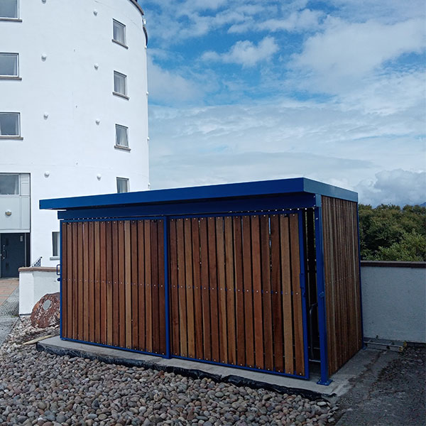 121978 overkapping met schuifdeuren fietsoverkapping fietsenstalling fietsenberging