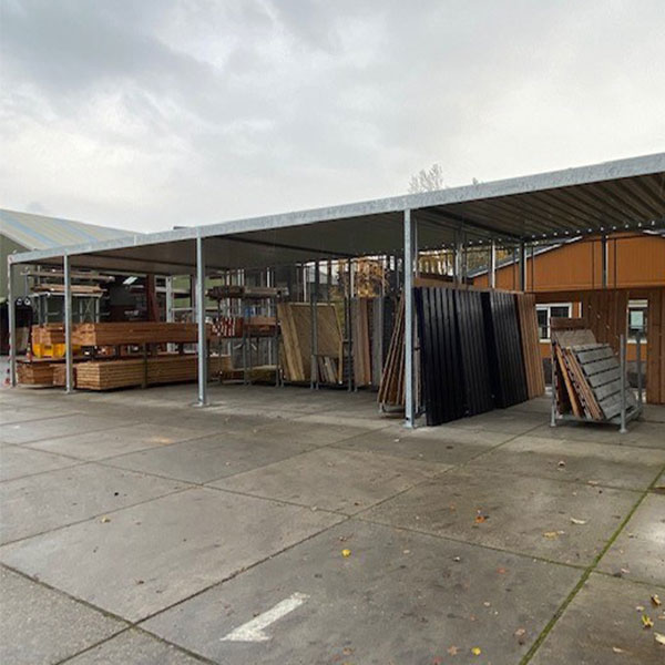 123751 overkapping bedrijventerrein berging