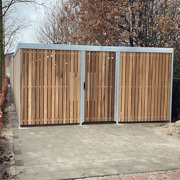 125010 fietsparkeren fietsoverkapping fietsenberging fietsaanleunbeugels