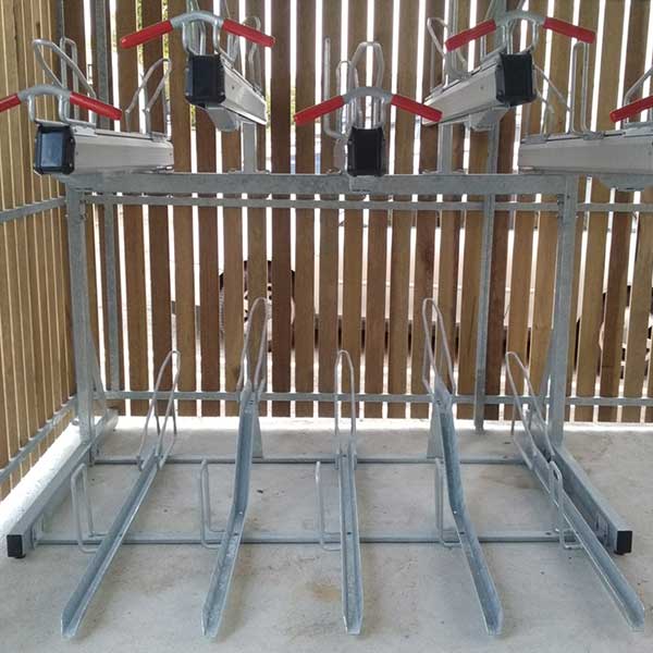 124746 fietsparkeren fietsoverkapping etagerek oplaadpunt aanleunbeugel