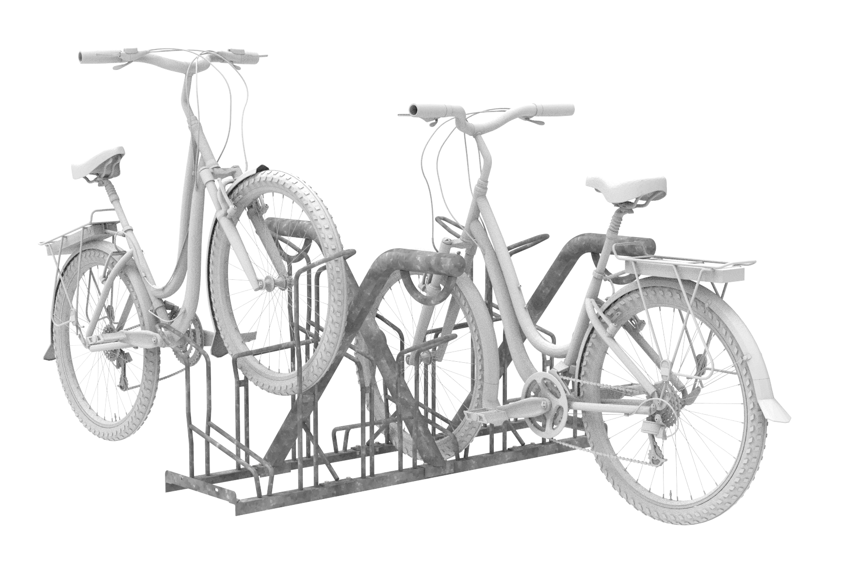 FalcoSound fietsenrek met aanbindpaal