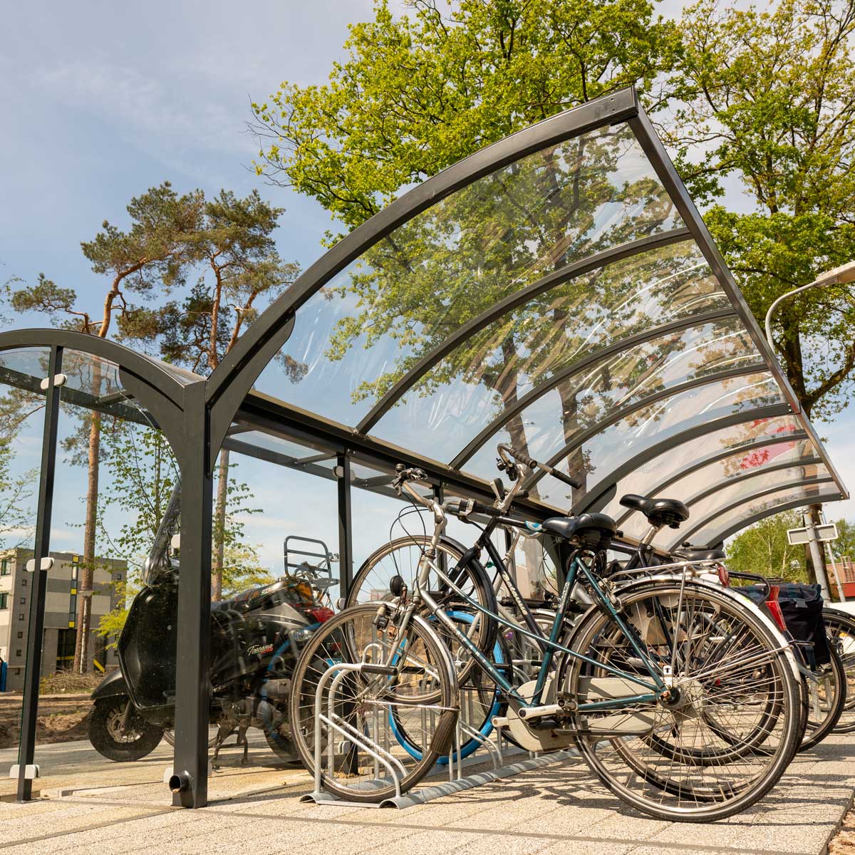 FalcoGamma-Hi fietsoverkapping, dubbelzijdig