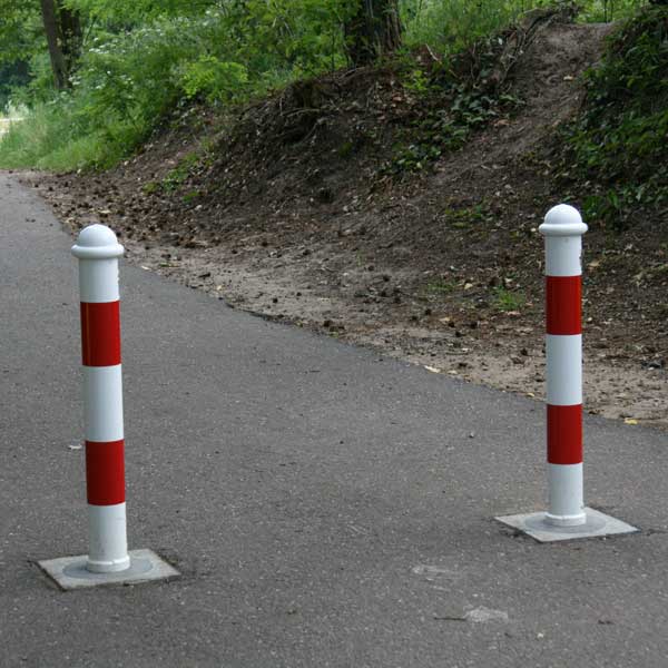 verkeersvoorziening uitneembare afzetpaal cilinderslot Bowler