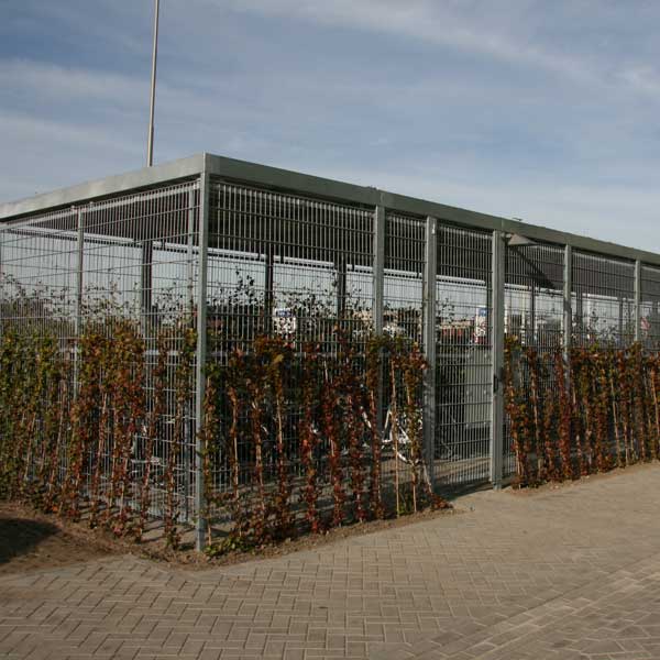 wandbekleding overkapping tralie