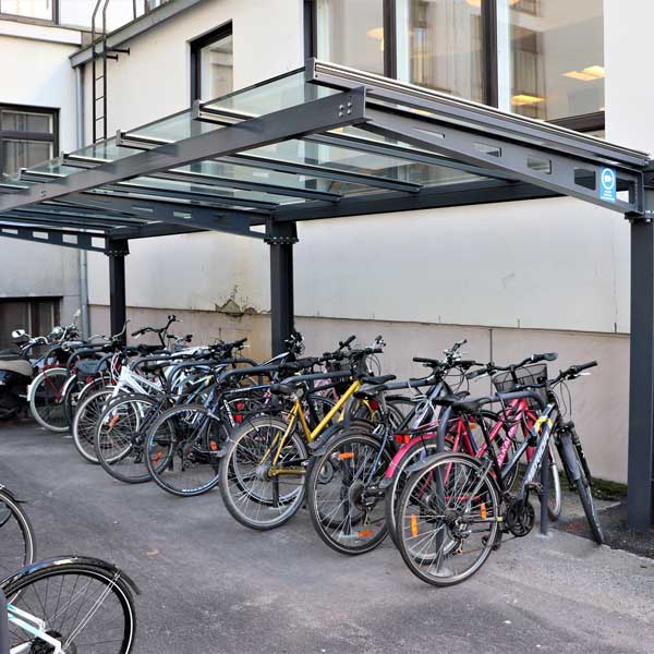 FalcoHoth enkelzijdige fietsoverkapping