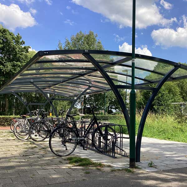 FalcoRail Low fietsoverkapping, dubbelzijdig