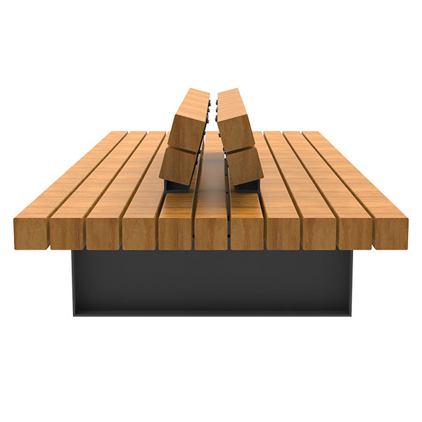 buitenbank rugleuning straatmeubilair