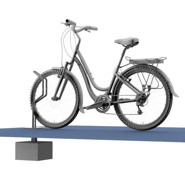 verwijderbare fietsklem