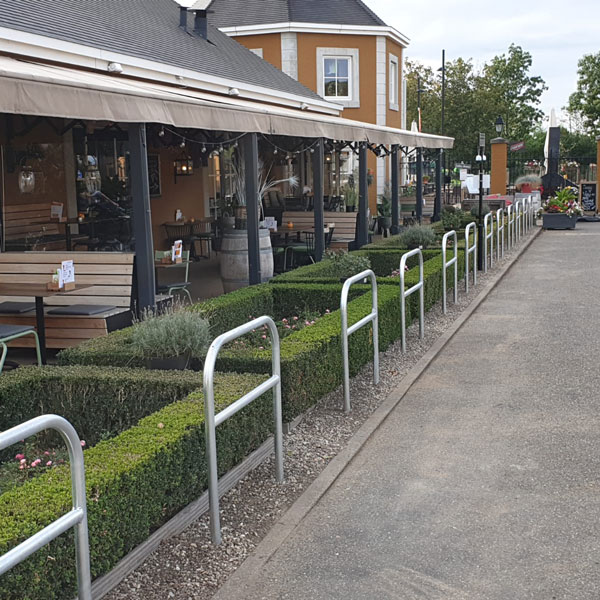 Geleidehek met tussenbuis