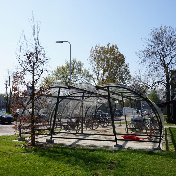 FalcoLite fietsoverkapping, combi