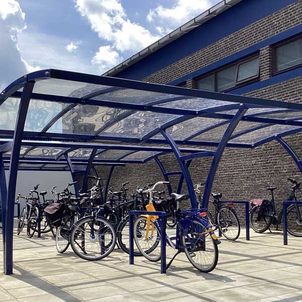 FalcoForce fietsaanleunbeugel met oplaadpunten